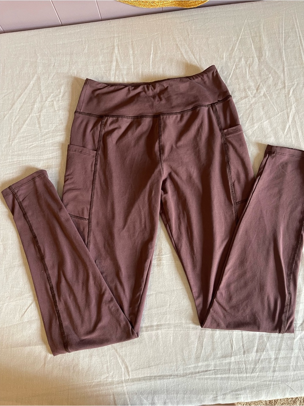 Satina One Size Mauve/Lilac Leggings, softest material ever